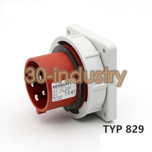 MENNEKES TYP 829 Power Attachment Plug IP67 16A 5P 400V - MENNEKES