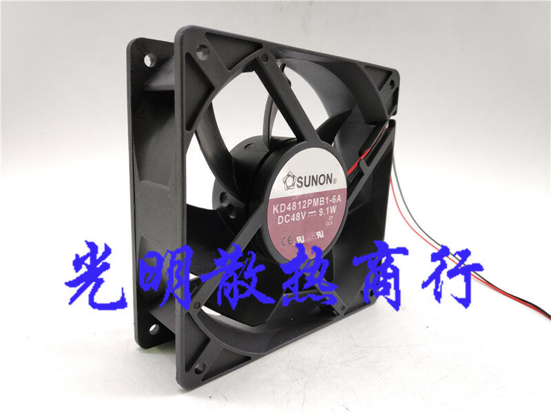 1pcs SUNON KD4812PMB1-6A DC 48V 9.1W 12CM 2-wire inverter cooling fan