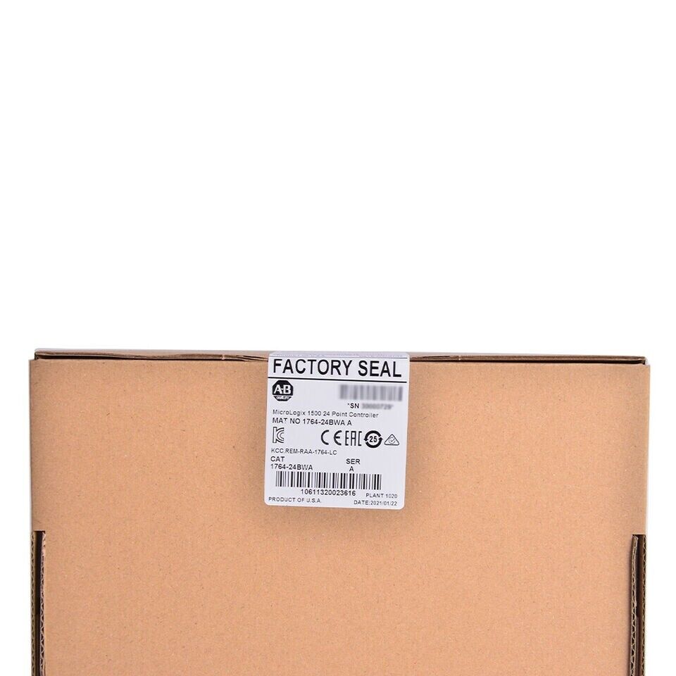 New Factory Sealed AB 1764-24BWA SER B MicroLogix1500 24 Point Controller - MICROLOGIX