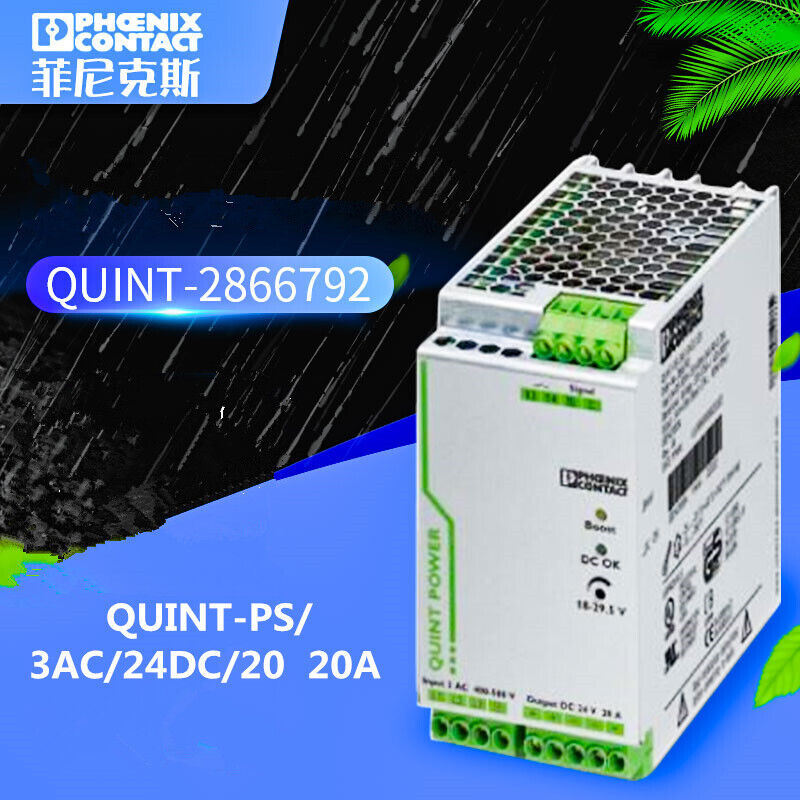 new 1pcs Phoenix Switching Power Supply 2866792 QUINT-PS/ 3AC/24DC/20 20A 380V - PHOENIX