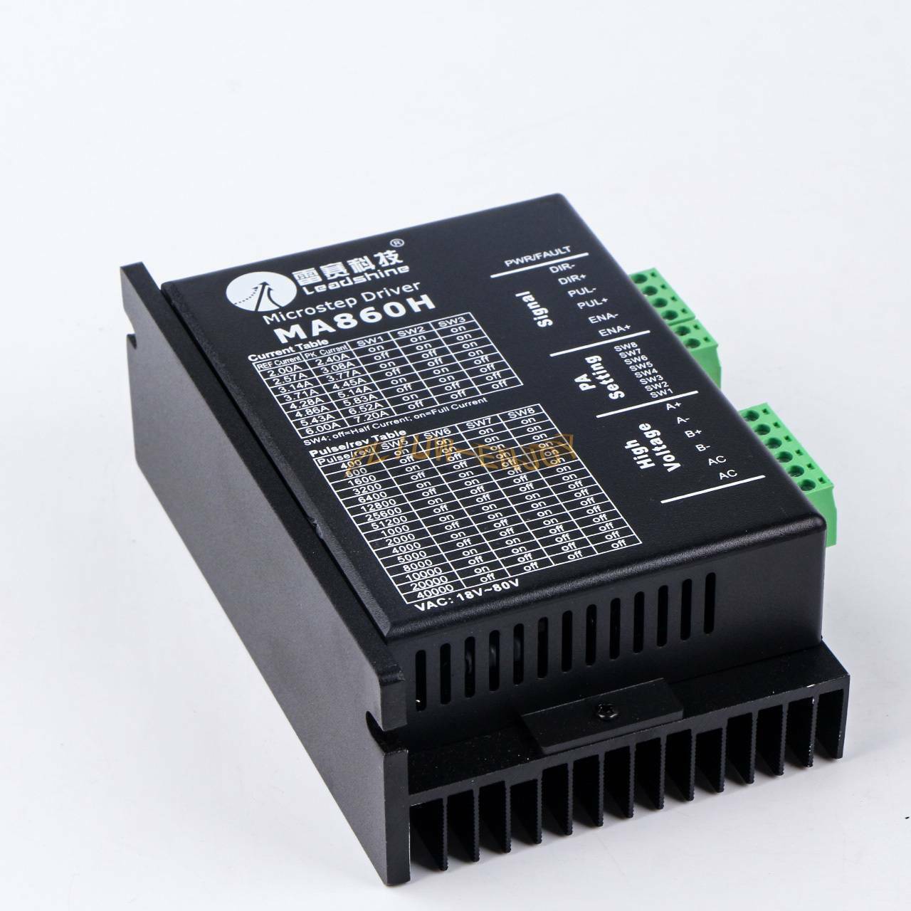 new ONE LeadShine MA860H 2.4-Phase Stepper Motor Drive, Up to 80VAC/110VDC 7.2A - ONE