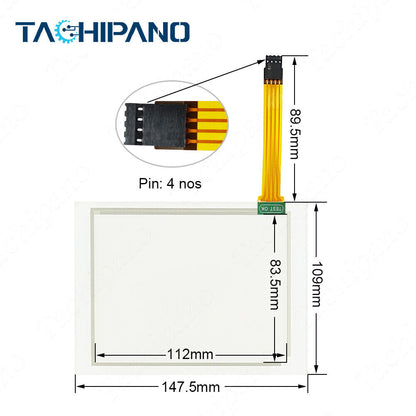 new Touch Panel glass for HCJ 015.8100.929.0 Touchscreen - PLC INDUSTRY