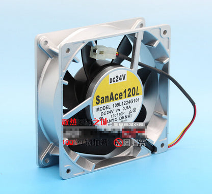 1pcs Sanyo 109L1224G101 24V 0.5A 12038 120mm inverter cooling fan