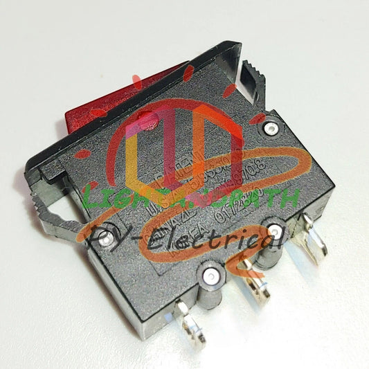 JOEMEX M1 Series Power Circuit Breaker Reset On Rocker Switch 3 Pin 15A 125VAC