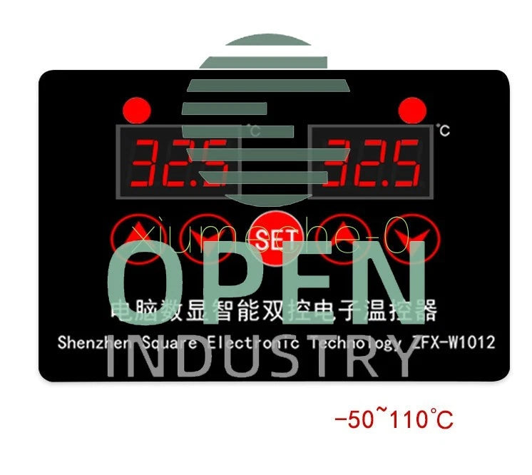 DC 12V NTC 10K Dual Digital Thermostat Temperature Controller Sensor Module
