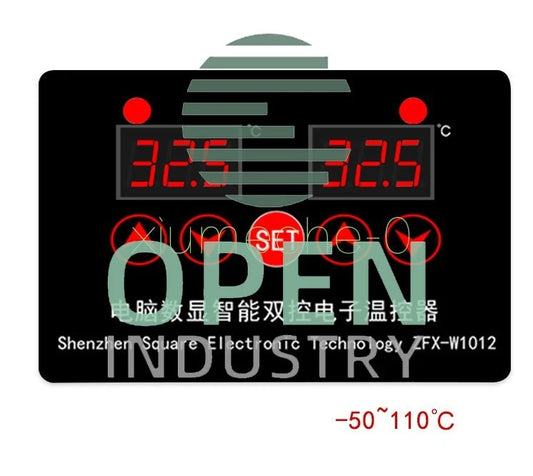 DC 12V NTC 10K Dual Digital Thermostat Temperature Controller Sensor Module