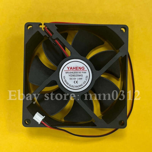 YAHENG YD9025MS DC12V 2.8W 9CM 2-Wire Mute Cooling Fan