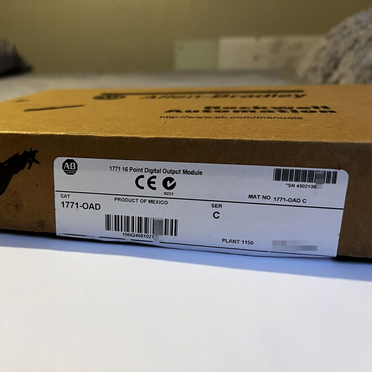 New Sealed AB 1771-OAD C 120vac 16Pt PLC-5 Digital Output - NEW SEALED AB