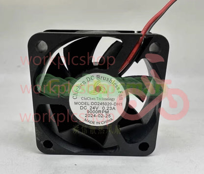 1x for CHICHEN Fan DD245020-DH1 DC 24V 0.23A 5020 50*20MM 2 WIRE cooling fan*tlp