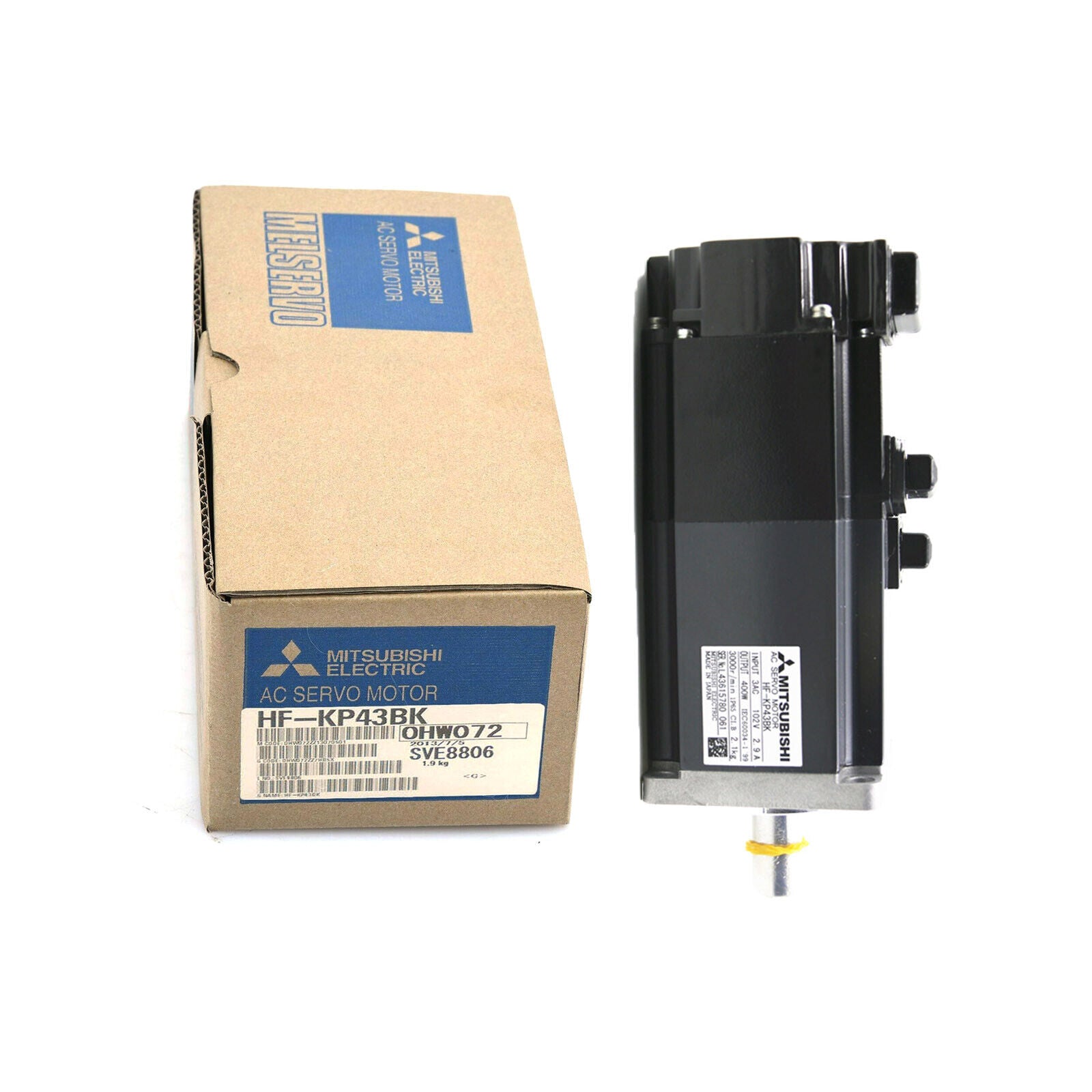 MITSUBISHI AC SERVO MOTOR HF-KP43BK - MITSUBISHI
