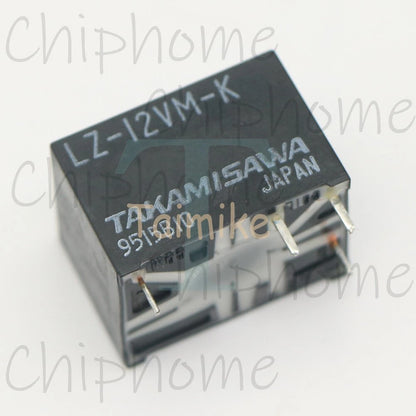 1Pce LZ-12VM-K Power Relay10A 12VDC 4Pins
