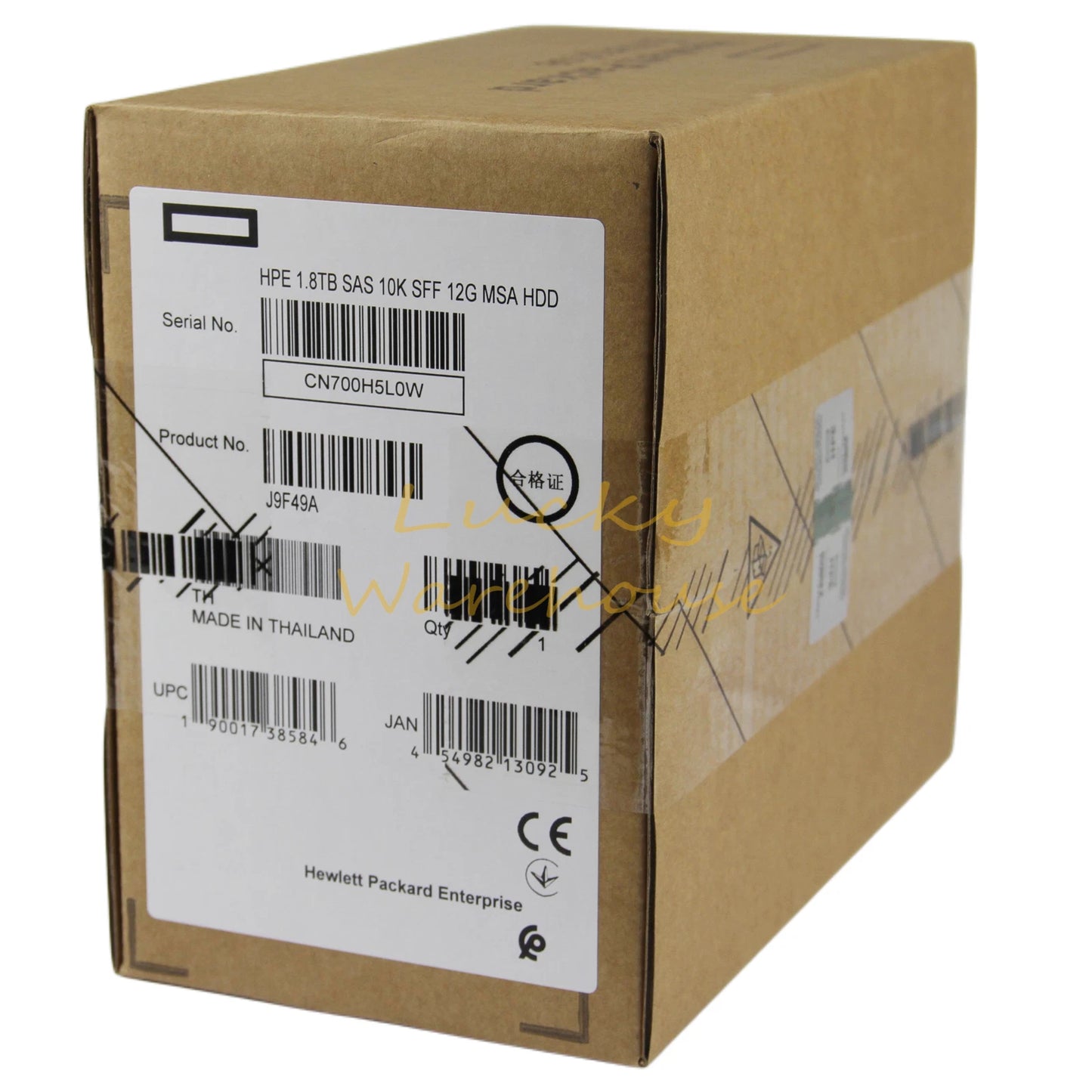 J9F49A 787649-001 HPE MSA 1.8TB 2.5" SAS 10K 12G SFF BC HDD Hard Drive