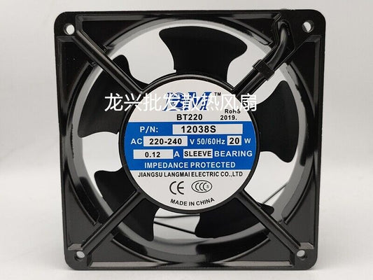 new 1 PCS LOM BT220 Fan 12038S 12038 12CM AC220V aluminum frame cooling fan - LOM