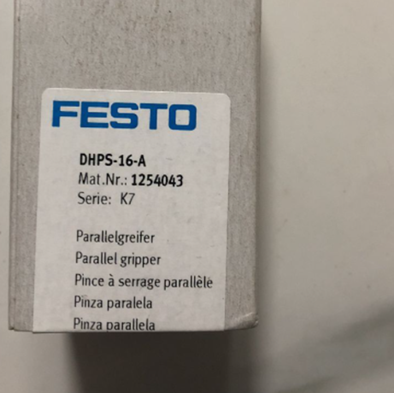 FESTO DHPS-16-A 1254043 Parallel Gripper Cylinder Optimized Title - FESTO