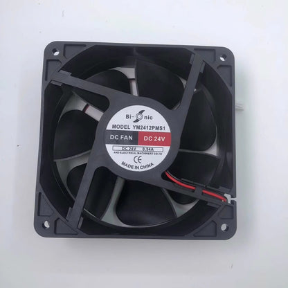 Bi-nic YM2412PMS1 DC24V 0.34A 12CM 2-Pin Cooling Fan