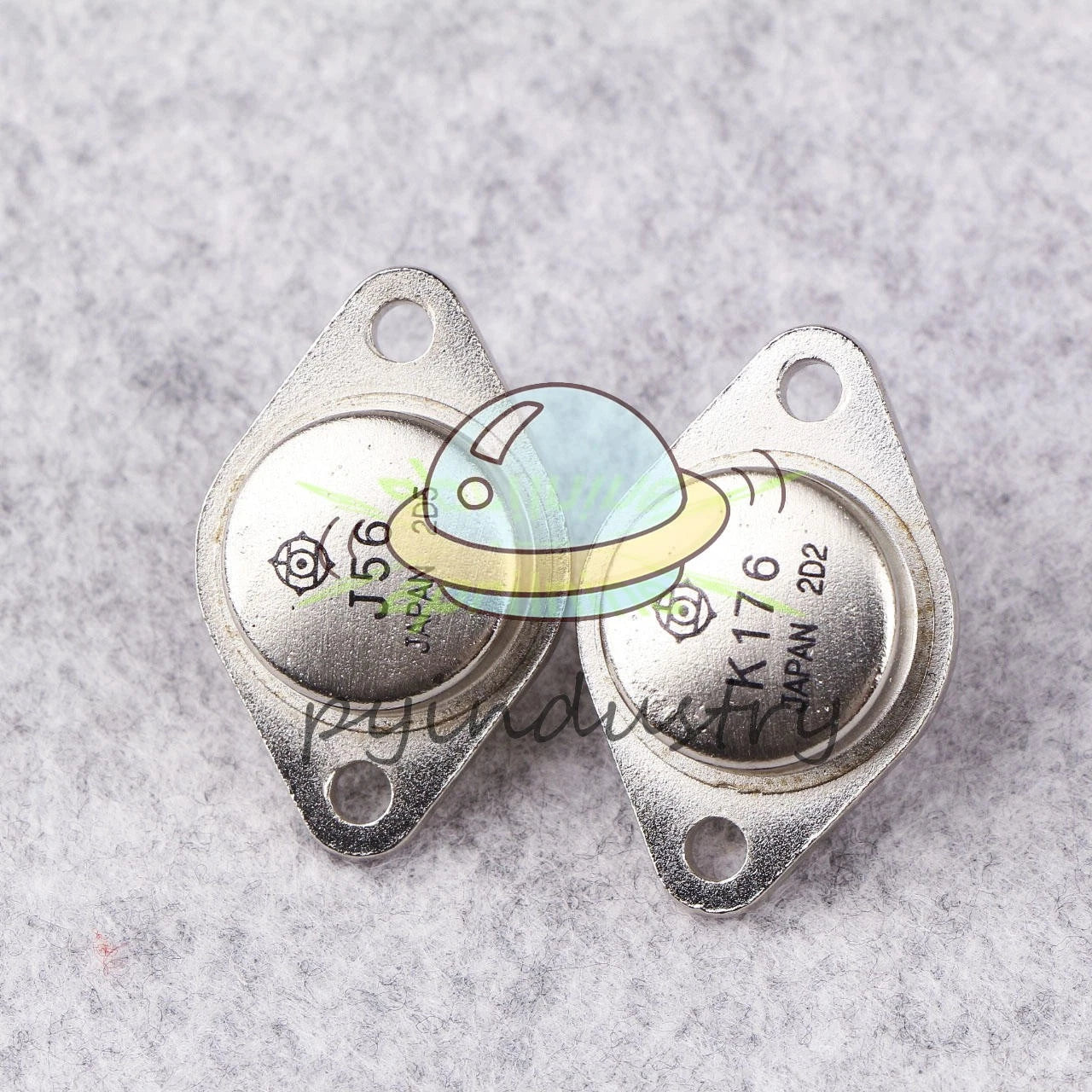 1pairs 2SJ56/2SK176 J56/K176 HITACHI Audio Power Transistor TO-3