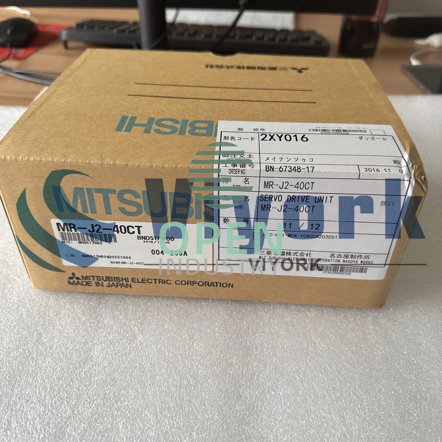 1PCS Mitsubishi MR-J2-40CT SERVO DRIVE 2.3AMP 0.4KW 200-230VAC 3P
