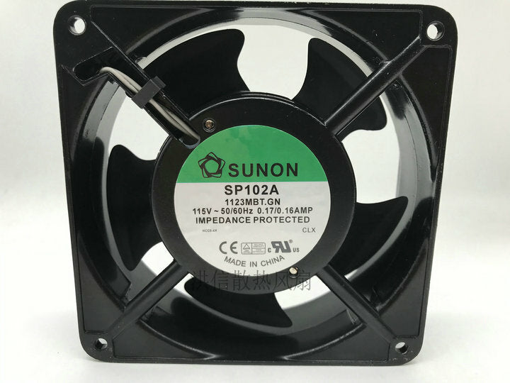 1pcs  SUNON 1123MBT.GM 12038 SP102A 115V-50/60Hz 0.17/0.16AMP cooling fan