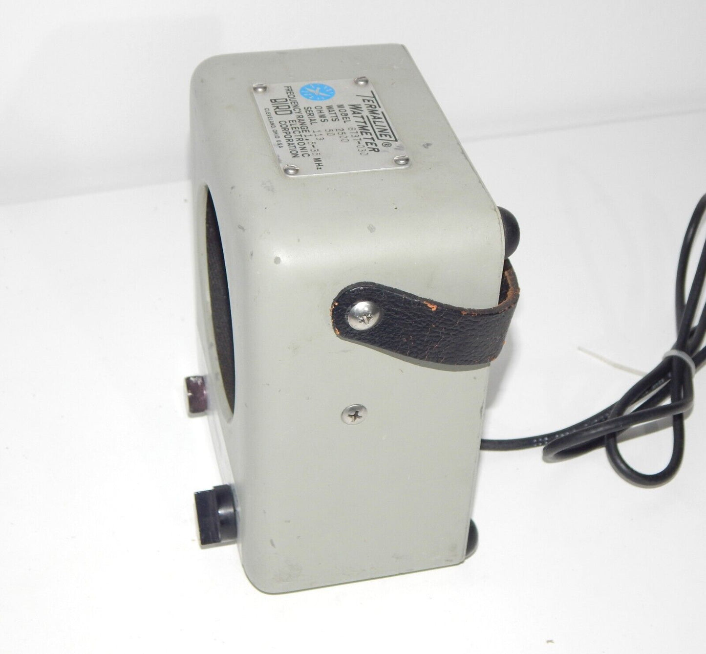 BIRD 6737 + 6737-030 Wattmeter 2500W 25-1000 MHz 1.5-35 MHz - TERMALINE