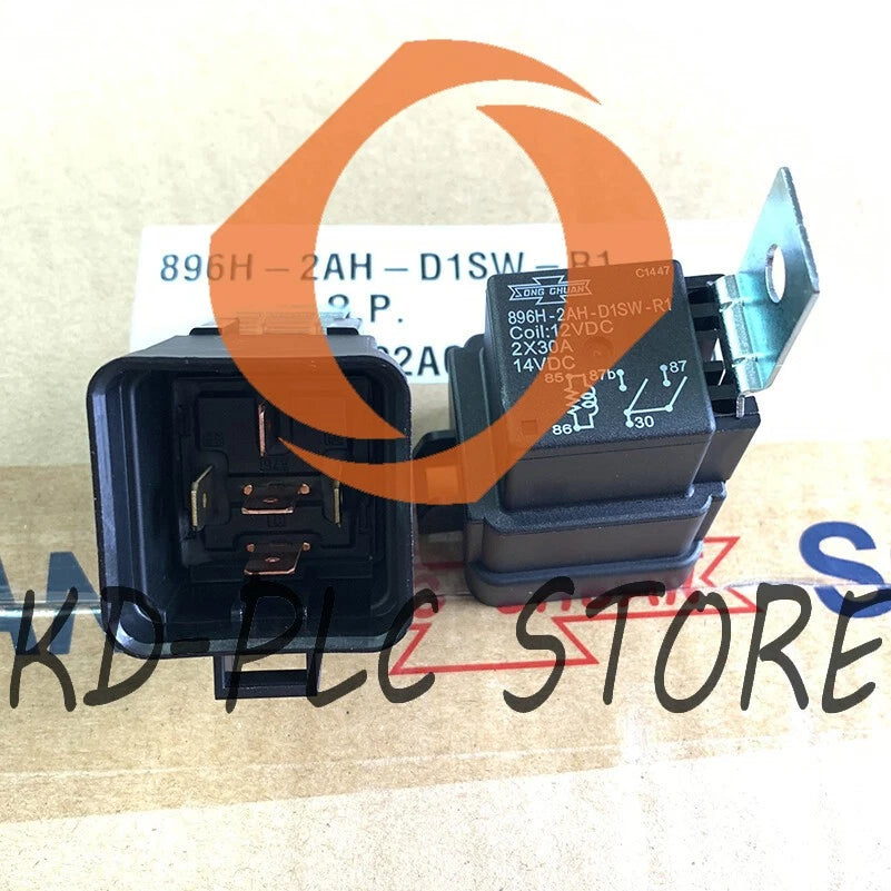 1PC Song Chuan 896H-2AH-D1SW-R1 12VDC 2X30A Power Relay 5 Pins
