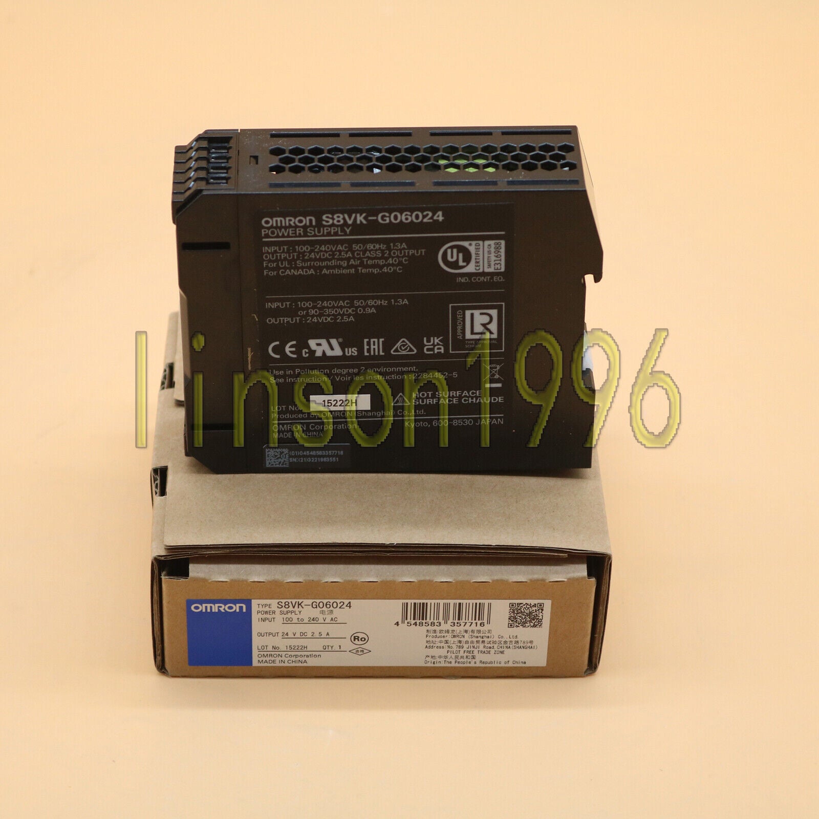 Omron S8VK-G06024 Switching Power Supply Fast Ship - OMRON