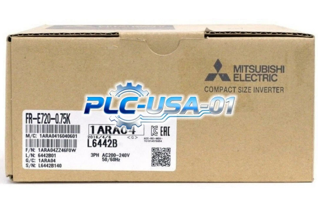 FR-E720-0.75K 1PCS Mitsubishi FR-E720-0.75K Inverter Fast shipment
