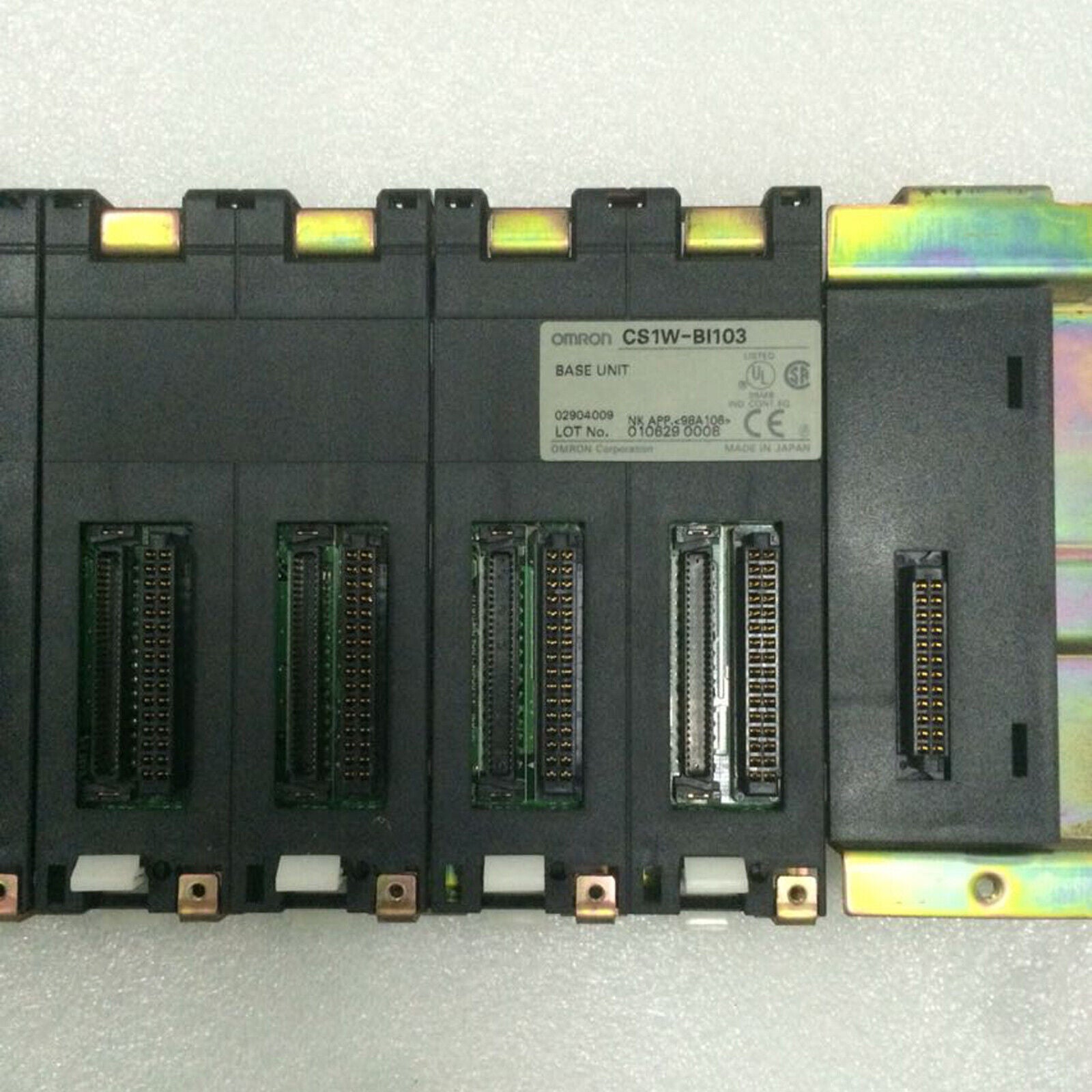 used ONE  Omron PLC Expansion Backplane CS1W-BI103 In Good Condition