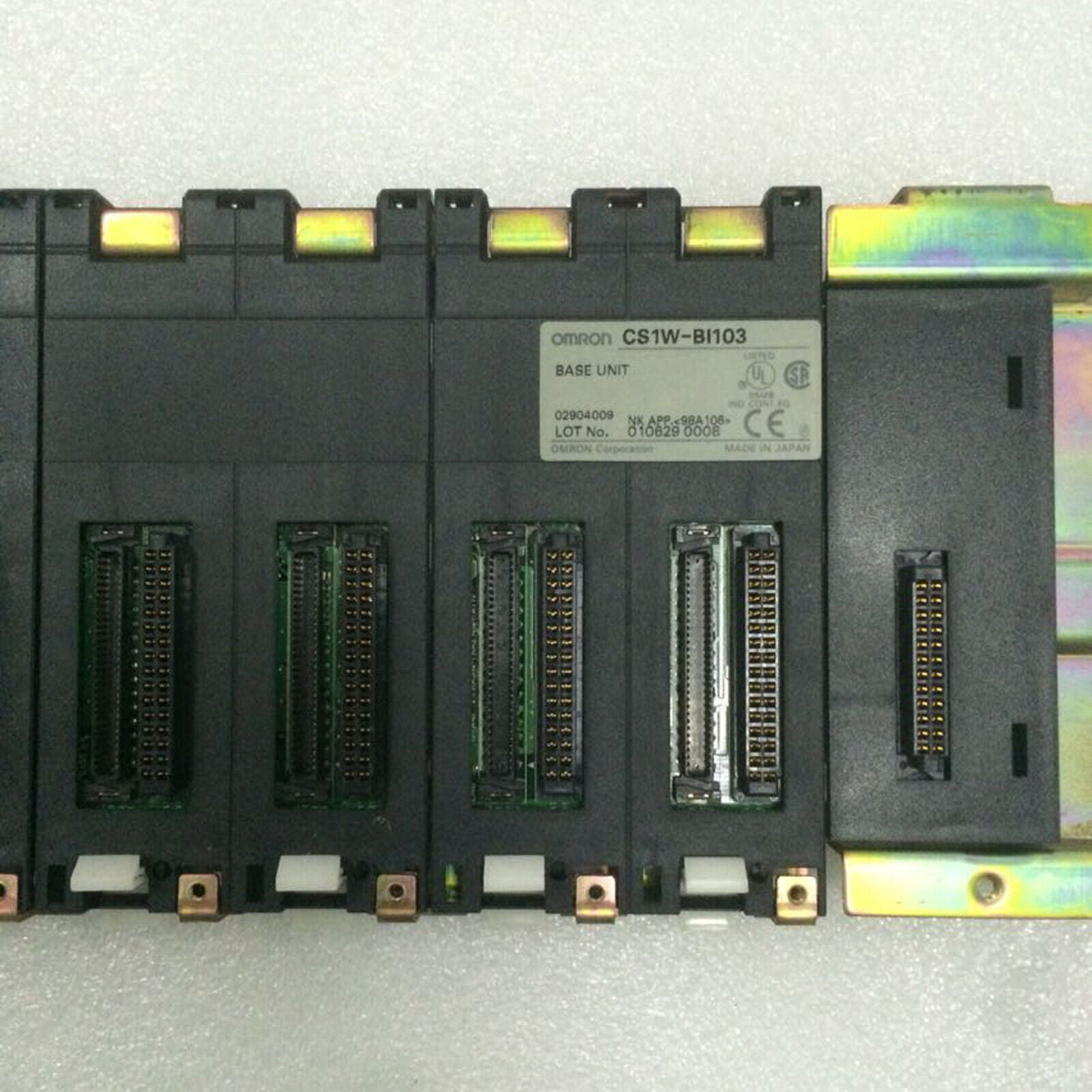 Omron PLC Expansion Backplane CS1W-BI103 – Used – Quality Equipment - OMRON
