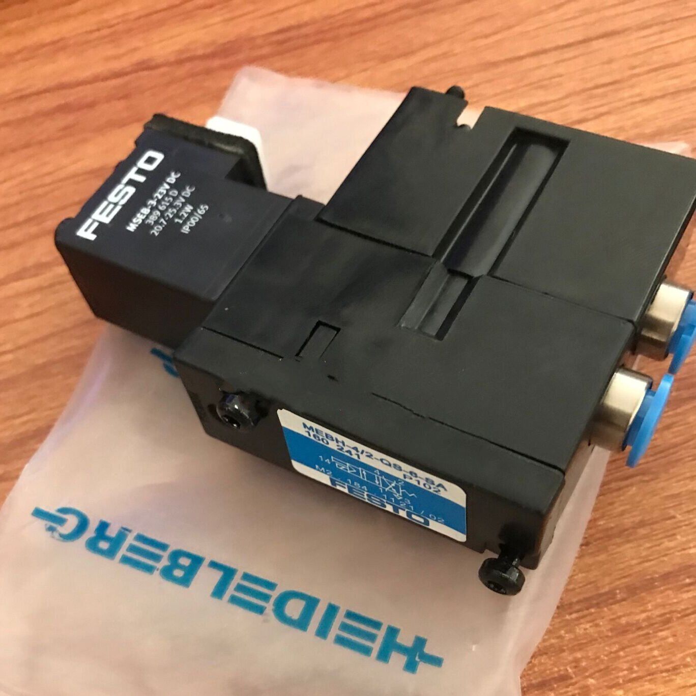 FESTO MEBH-4/2-QS-6-SA electromagnetic valve 1 Year - FESTO