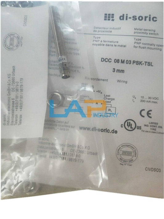 1PC  FOR di-soric Proximity Sensor DCC 08 M 03 PSK-TSL