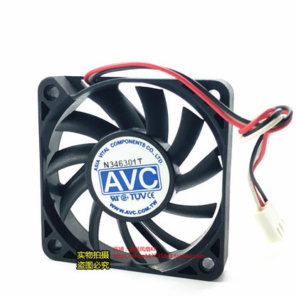 AVC F6010B12HS 60*60*10MM DC12V 0.19A 6CM 3-Pin Cooling Fan