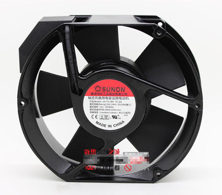 1pcs  SUNON A2175-HBT 17251 220V 25W Capacitive High Temperature Cooling Fan