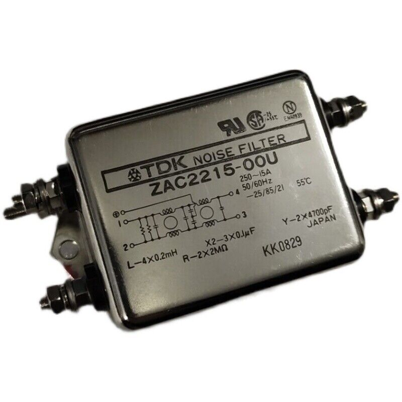 new 1pcs TDK ZAC2215-00U Noise Filter 250V 15A Power Filter - TDK