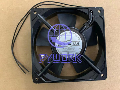1PCS JING DA FAN JD12025AC 220V 0.08/0.07A 12cm 12025 2 Wire