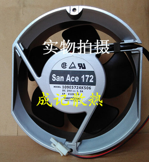 1pcs Sanyo 109E5724K506 24V 1.3A 172*150*51MM aluminum frame axial fan