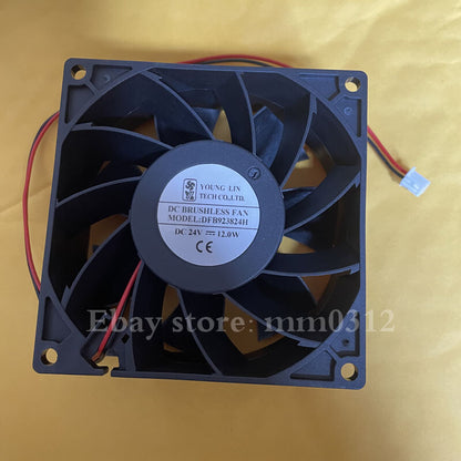 YOUNGLIN 9CM DFB923824H 24V 12W 9038 90mm inverter DC cooling fan