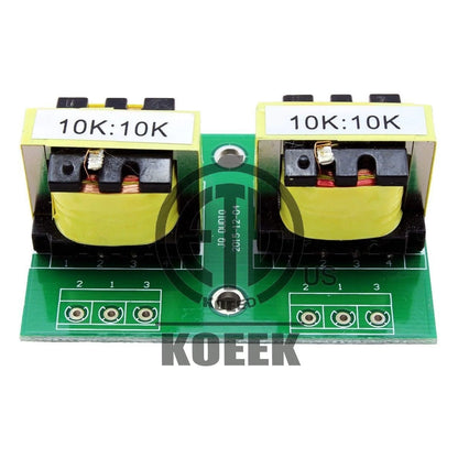 10K:10K Permalloy Audio Isolation Transformer Board Unbalanced Convertor Bulk #k