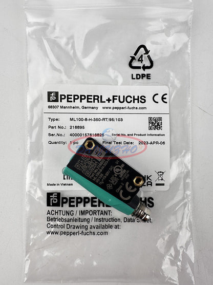 ONE PEPPERL+FUCHS BACKGROUND SUPPRESSION SENSOR 350MM ML100-8-H-350-RT - ONE PEPPERL+FUCHS