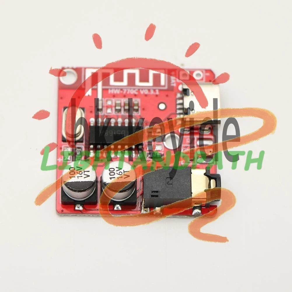 3.7-5V Type-C Bluetooth 5.0 Audio Receiver MP3 Decoder Lossless Amplifier Module