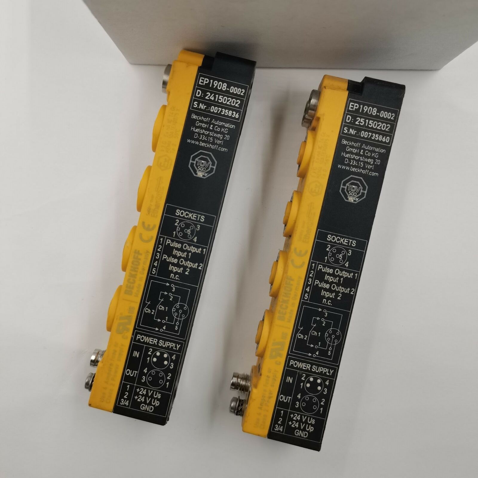 used 1PC BECKHOFF EP1908-0002 EP19080002 PLC Module ping - BECKHOFF