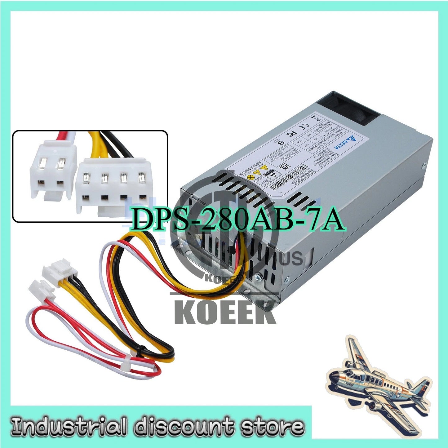 4+2Pin Delta Power Supply for Security Recorder 280W DPS-280AB-7A