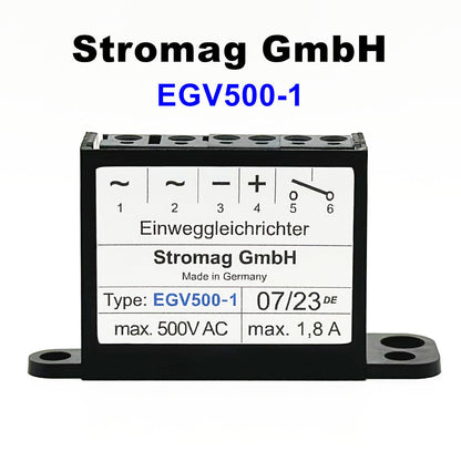 1X EGV500-1 500VAC 1,8A brake Rectifier EGV 500-1 Einweggleichrichter