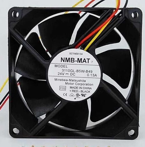 NMB 3110GL-B5W-B49 8025 DC24V 0.13A 8CM 3-Wire Inverter Cooling Fan