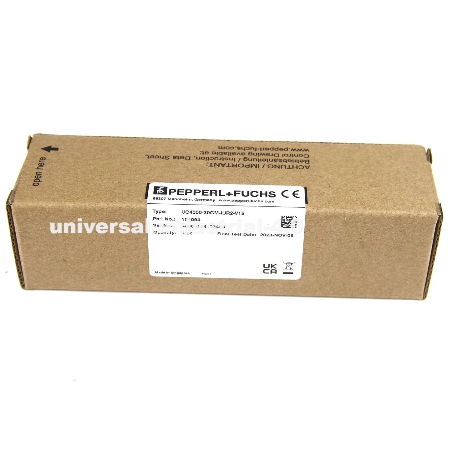 PEPPERL + FUCHS UC4000 30GM IUR2 V15 Ultrasonic Sensor - PEPPERL + FUCHS