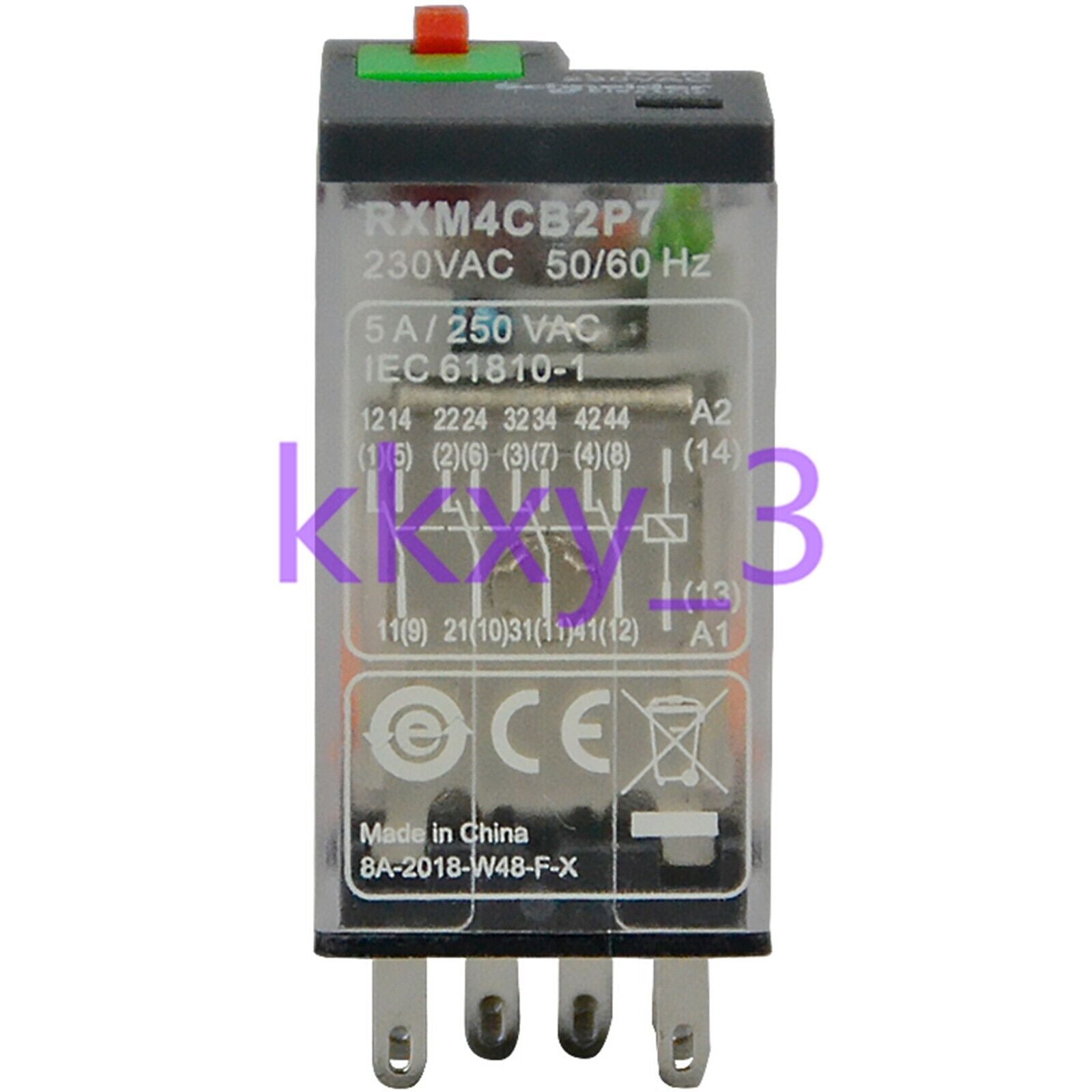 new 1 PCS Schneider intermediate relay RXM4CB2P7 230VAC - SCHNEIDER