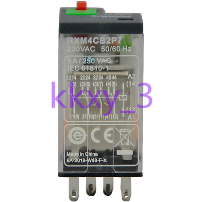new 1 PCS Schneider intermediate relay RXM4CB2P7 230VAC - SCHNEIDER