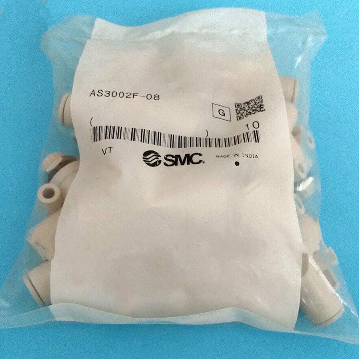 SMC AS3002F-08 Throttle Valve, 10PCS 1 Bag - SMC