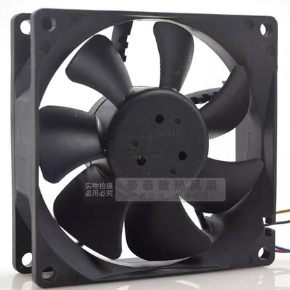 Delta QFR0812UH 8025 DC12V 0.87A 8CM 4-Wire PWM Dual Ball Cooling Fan