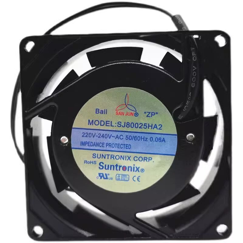 SAN JUN SJ80025HA2 8025 220V-240V 0.06A 13W Axial Cooling Fan