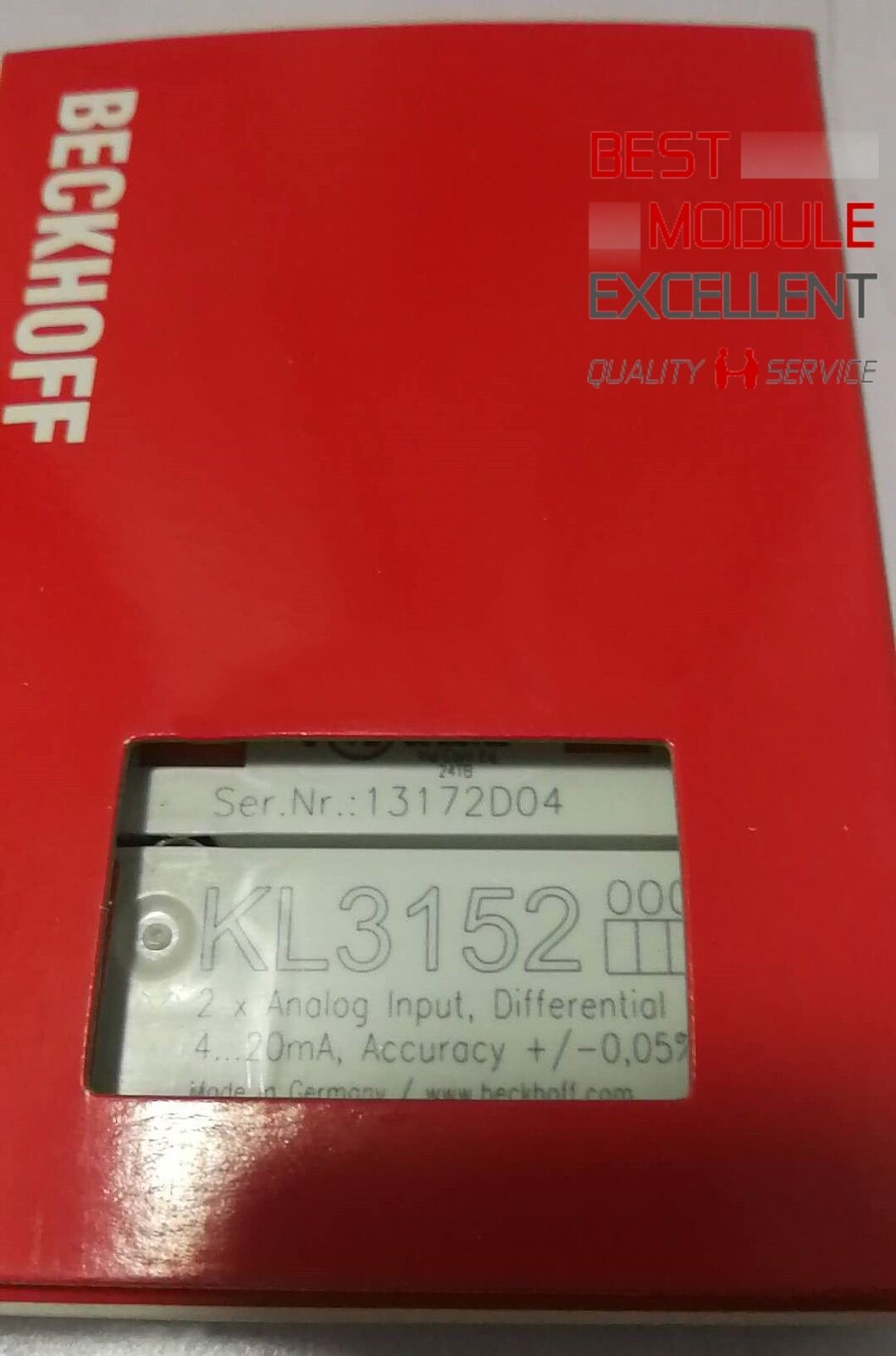 BECKHOFF KL3152 Quality Assureance - BECKHOFF